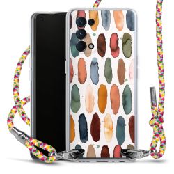 New Carry Case Transparent Stoff colourful/silber