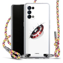 New Carry Case Transparent Stoff colourful/silber