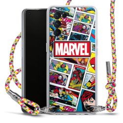 New Carry Case Transparent Stoff colourful/silber