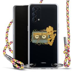 New Carry Case Transparent Stoff colourful/silber