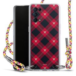 New Carry Case Transparent Stoff colourful/silber