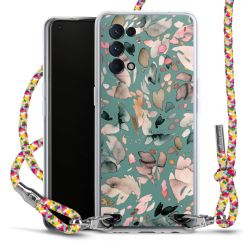 New Carry Case Transparent Stoff colourful/silber