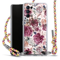 New Carry Case Transparent Stoff colourful/silber