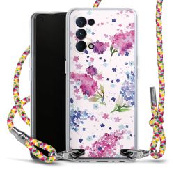 New Carry Case Transparent Stoff colourful/silber