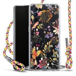 New Carry Case Transparent Stoff colourful/silber