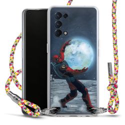 New Carry Case Transparent Stoff colourful/silber