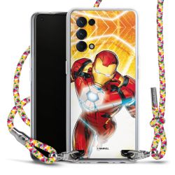 New Carry Case Transparent Stoff colourful/silber