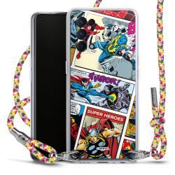 New Carry Case Transparent Stoff colourful/silber