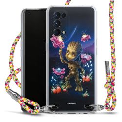 New Carry Case Transparent Stoff colourful/silber