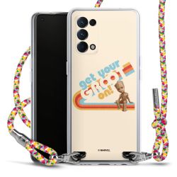 New Carry Case Transparent Stoff colourful/silber