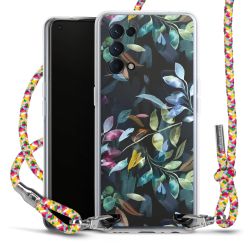 New Carry Case Transparent Stoff colourful/silber