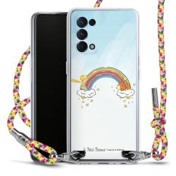 New Carry Case Transparent Stoff colourful/silber