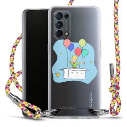 New Carry Case Transparent Stoff colourful/silber