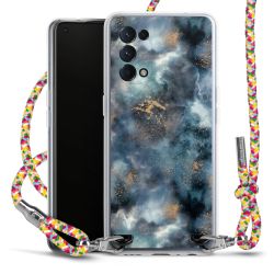 New Carry Case Transparent Stoff colourful/silber