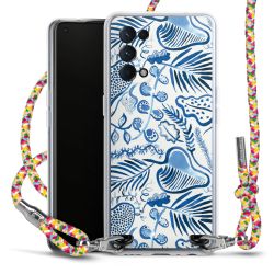 New Carry Case Transparent Stoff colourful/silber