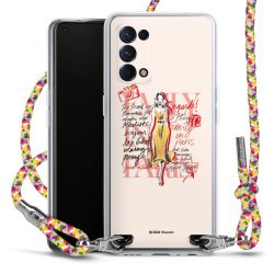 New Carry Case Transparent Stoff colourful/silber