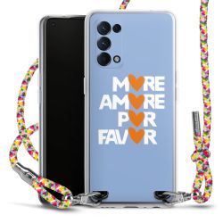 New Carry Case Transparent Stoff colourful/silber