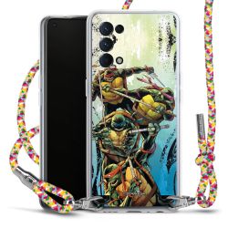 New Carry Case Transparent Stoff colourful/silber