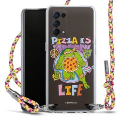 New Carry Case Transparent Stoff colourful/silber