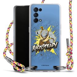 New Carry Case Transparent Stoff colourful/silber