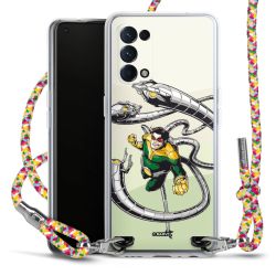 New Carry Case Transparent Stoff colourful/silber