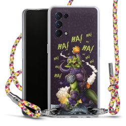 New Carry Case Transparent Stoff colourful/silber