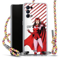 New Carry Case Transparent Stoff colourful/silber