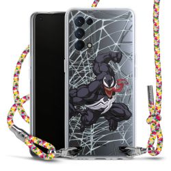 New Carry Case Transparent Stoff colourful/silber