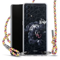 New Carry Case Transparent Stoff colourful/silber