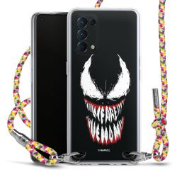 New Carry Case Transparent Stoff colourful/silber