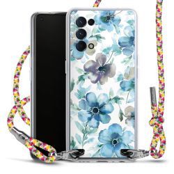 New Carry Case Transparent Stoff colourful/silber