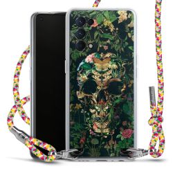 New Carry Case Transparent Stoff colourful/silber