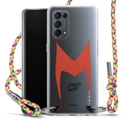 New Carry Case Transparent Stoff colourful/silber