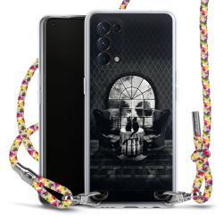 New Carry Case Transparent Stoff colourful/silber