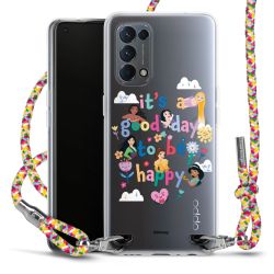 New Carry Case Transparent Stoff colourful/silber