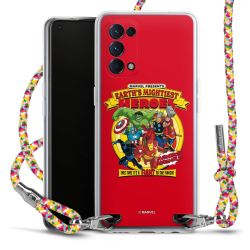 New Carry Case Transparent Stoff colourful/silber