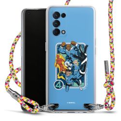 New Carry Case Transparent Stoff colourful/silber