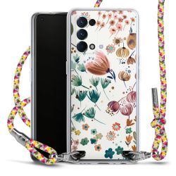 New Carry Case Transparent Stoff colourful/silber