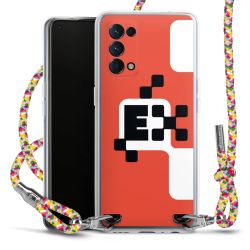 New Carry Case Transparent Stoff colourful/silber