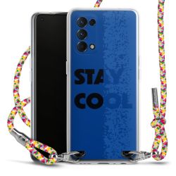 New Carry Case Transparent Stoff colourful/silber