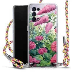 New Carry Case Transparent Stoff colourful/silber