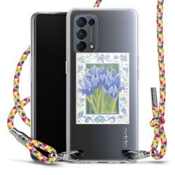 New Carry Case Transparent Stoff colourful/silber