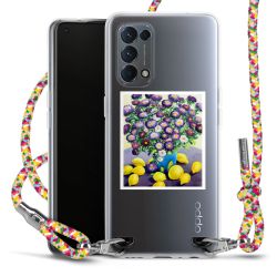 New Carry Case Transparent Stoff colourful/silber