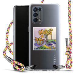 New Carry Case Transparent Stoff colourful/silber