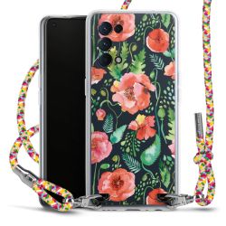 New Carry Case Transparent Stoff colourful/silber