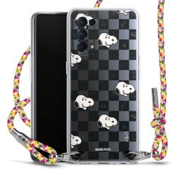 New Carry Case Transparent Stoff colourful/silber