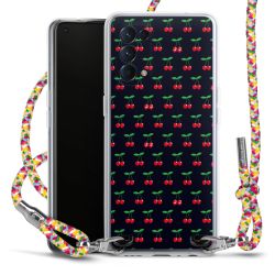 New Carry Case Transparent Stoff colourful/silber