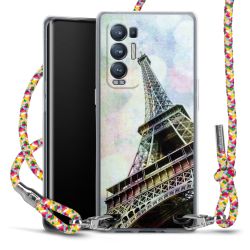 New Carry Case Transparent Stoff colourful/silber