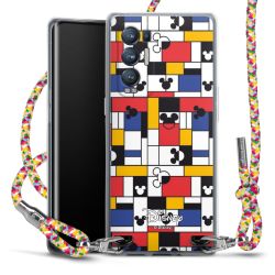 New Carry Case Transparent Stoff colourful/silber