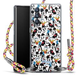 New Carry Case Transparent Stoff colourful/silber